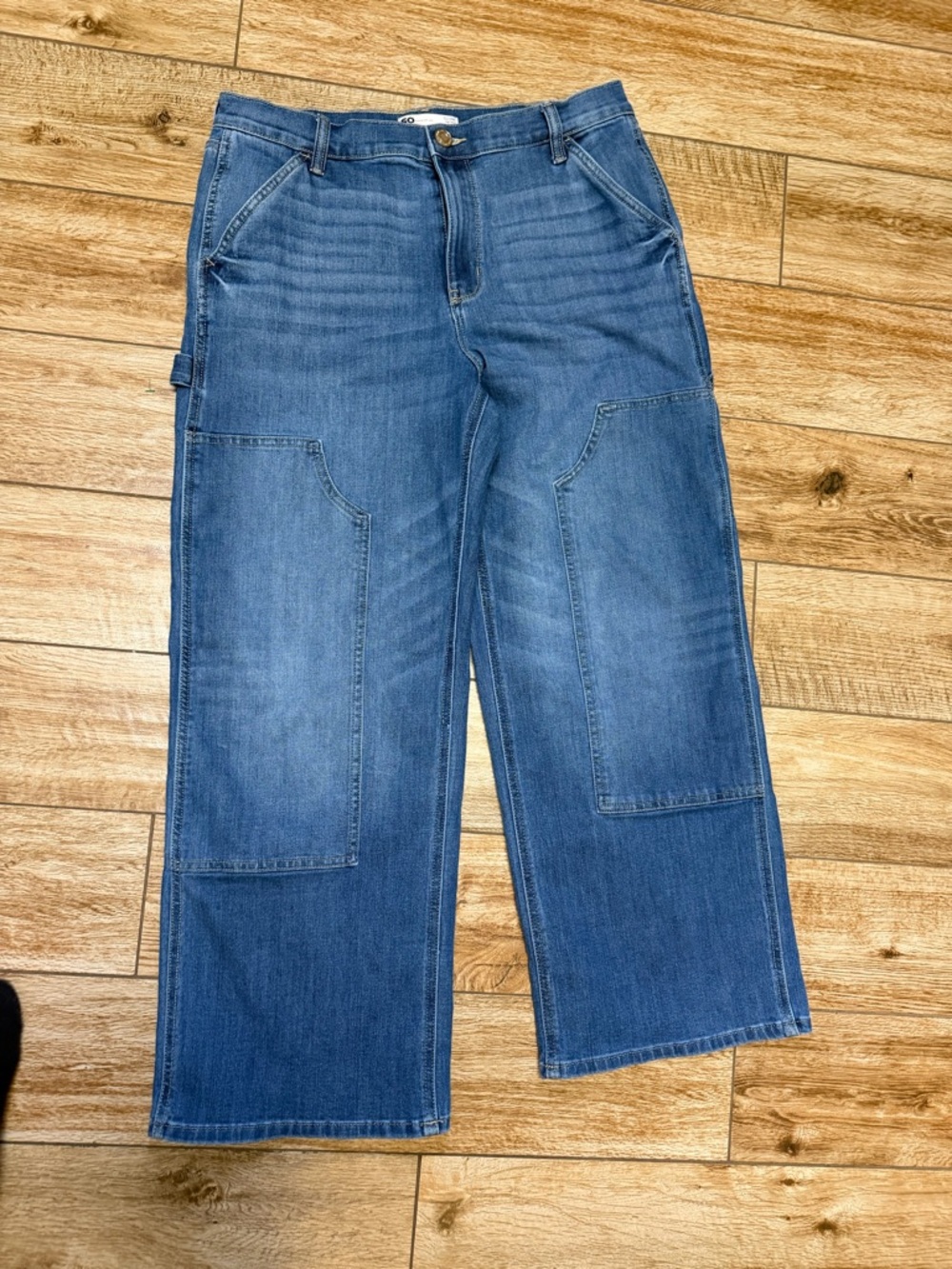SO High Rise Wide Leg Jeans in Blue